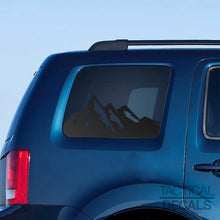 Load image into Gallery viewer, Mountain Scene Decal for 2009-2015 Honda Pilot 3rd Windows - Matte Black
