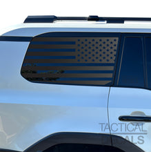 Load image into Gallery viewer, USA Flag Decal for 2024-2025 Toyota Land Cruiser 3rd Windows - Matte Black
