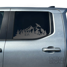 Load image into Gallery viewer, Outdoor Wildlife Scene Decals for 2024+ Toyota Tacoma Rear Door Windows - Matte Black
