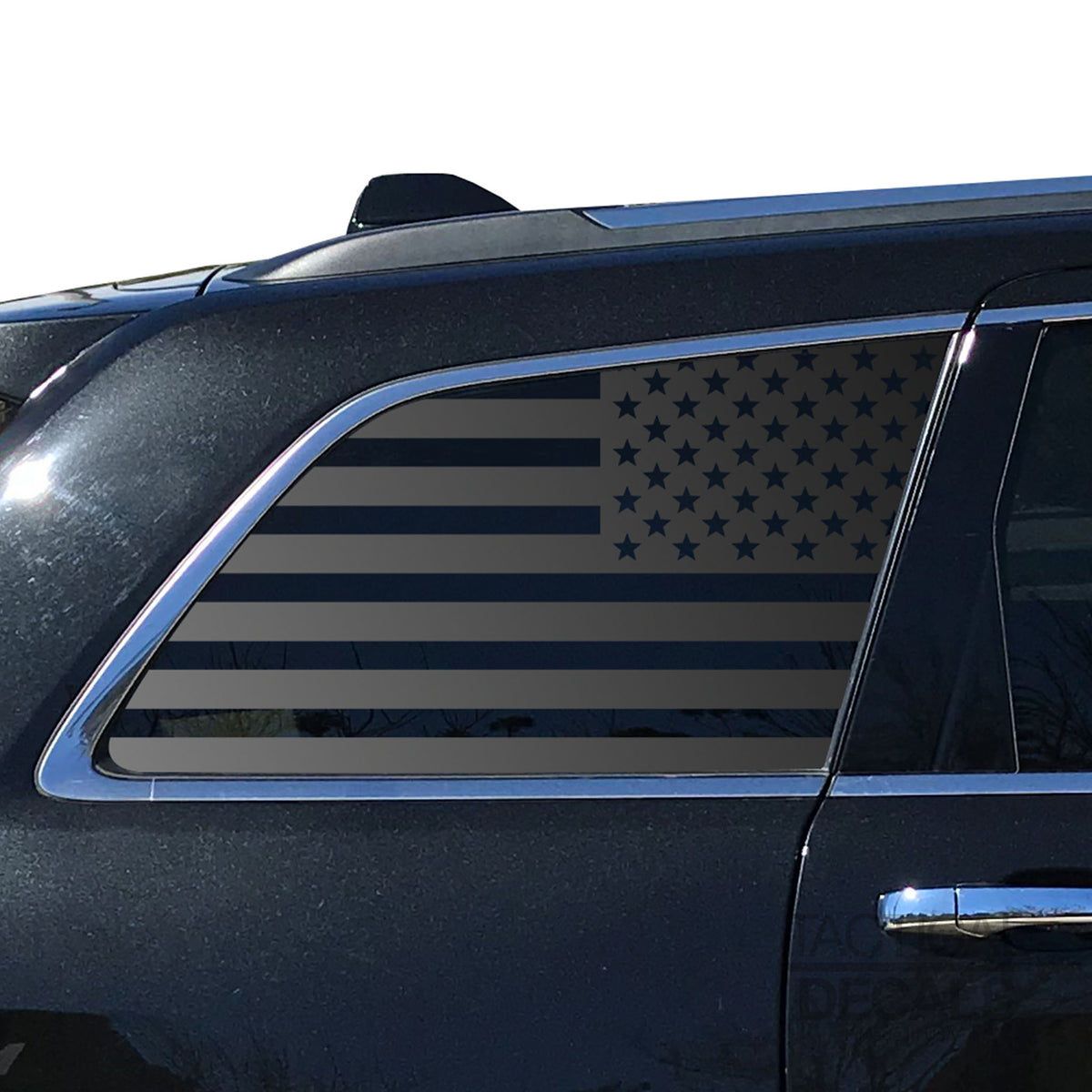 USA Flag Decal for 2011-2020 Jeep Grand Cherokee 3rd Windows - Matte B ...