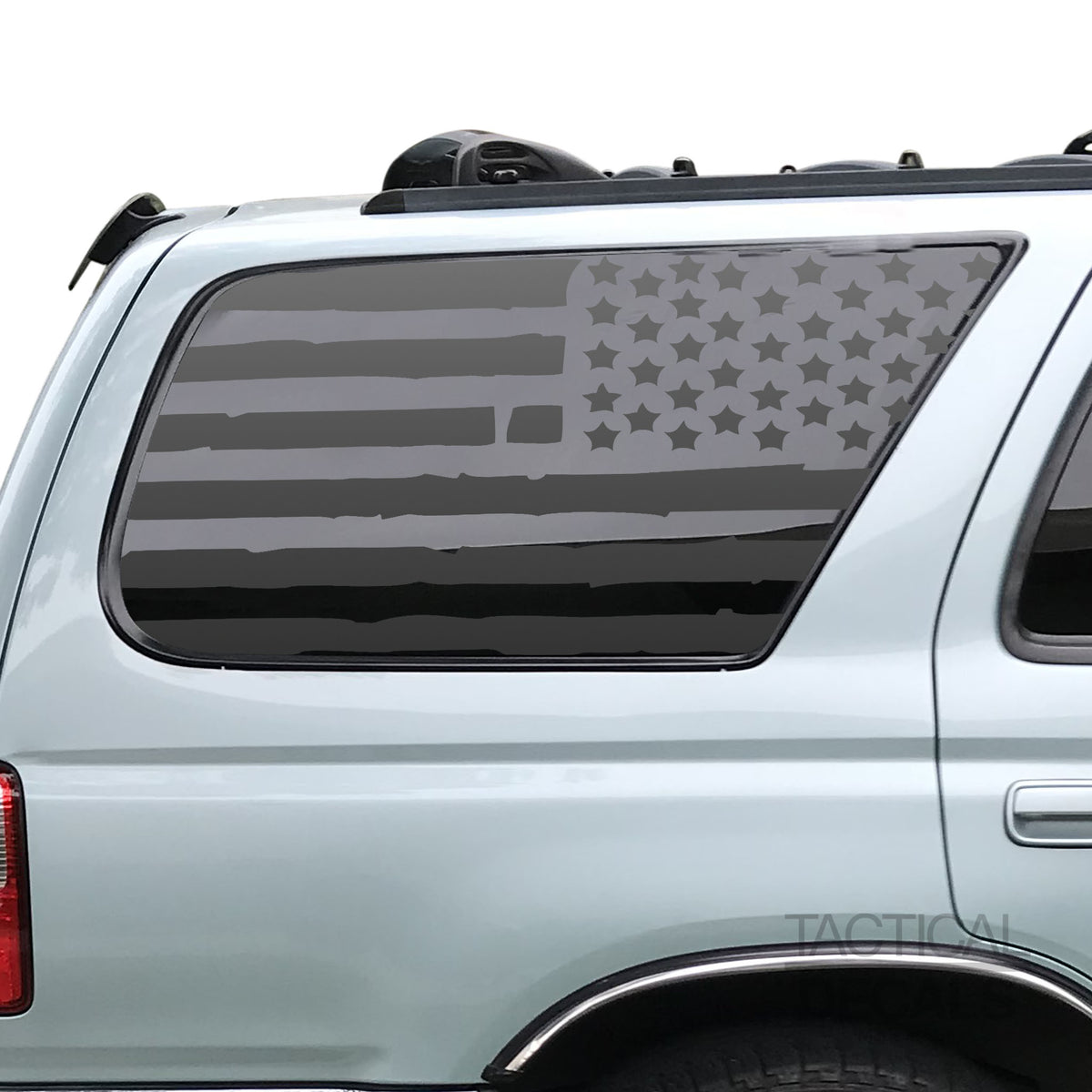 Distressed USA Flag Decal for 1996-2002 Toyota 4Runner 3rd Windows - M ...