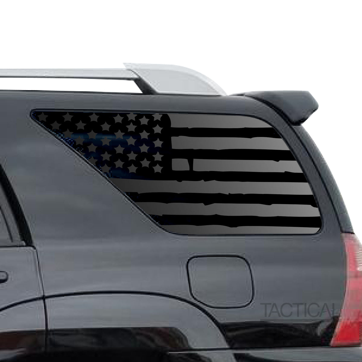 Distressed USA Flag Decal for 2003 - 2009 Toyota 4Runner Windows - Mat ...