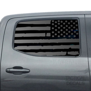 Distressed USA Flag Decal for 2016 - 2023 Toyota tacoma Rear Door Wind ...