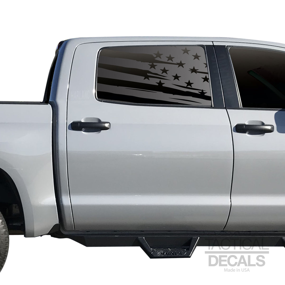 Distressed USA Flag Decal for 2014 - 2020 Toyota Tundra Rear Door Wind ...