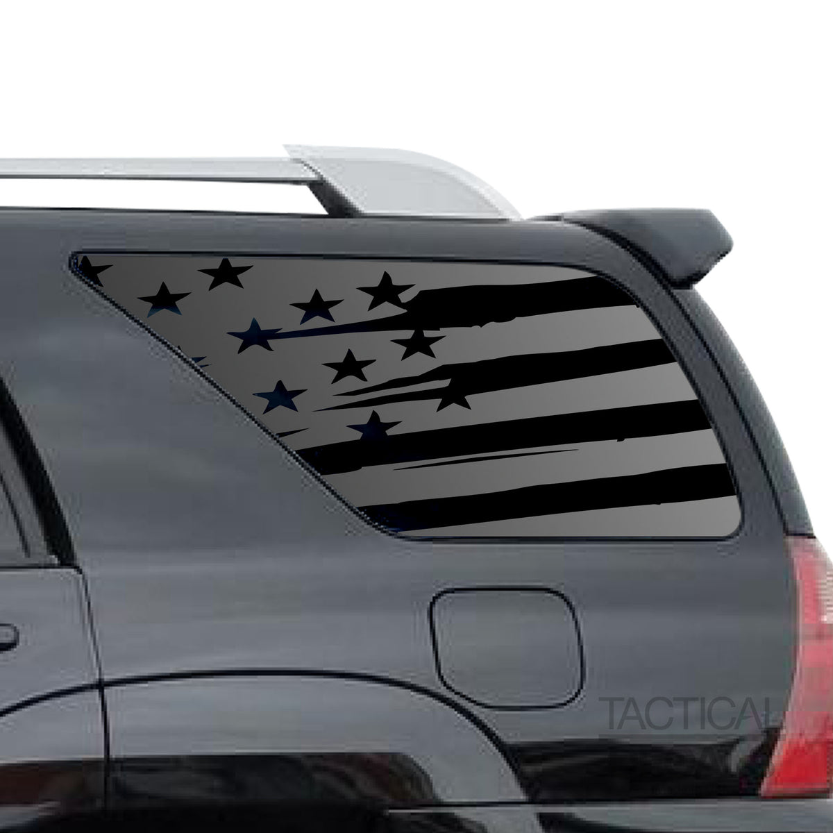 Distressed USA Flag Decal for 2003 - 2009 Toyota 4Runner Windows - Mat ...